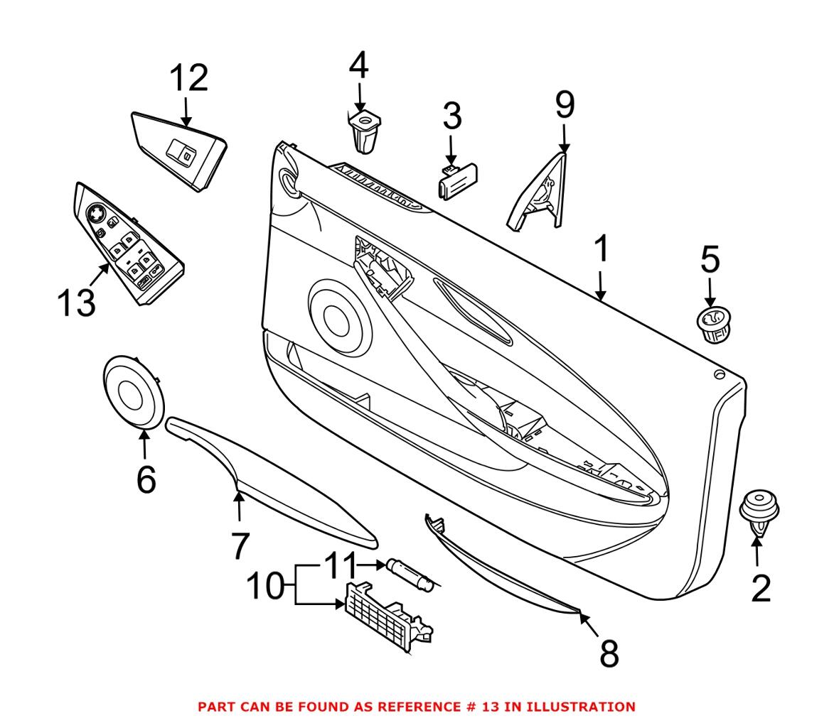 Window Switchpack - Front Driver Side